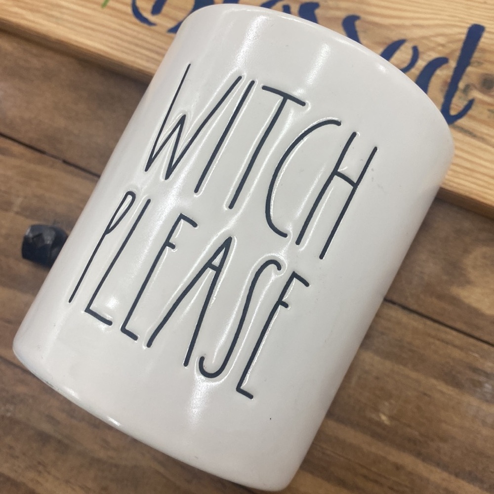 Rae Dunn  “ Witch Please “ artisan collection mug ~🎀 No handle mug